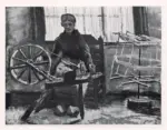 Van Gogh, Vincent , Tessitrice (contadina all'arcolaio)