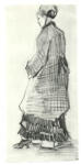 Anonimo , Van Gogh, Vincent - sec. XIX - Femme marchant