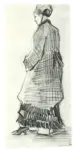 Van Gogh, Vincent , Femme marchant