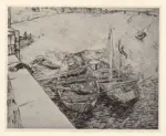 Van Gogh, Vincent , Barche in porto