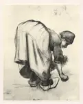 Van Gogh, Vincent , Paysanne ramassant des &eacute;pis