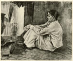 Van Gogh, Vincent , Christine assise près du poete