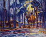 Mondrian, Piet , Bosco presso Oele