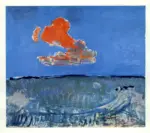 Mondrian, Piet , Die rote Wolke