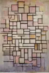 Mondrian, Piet , Composizione n. 6