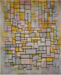 Mondrian, Piet , Composizione n. 7