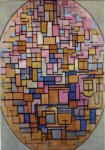 Mondrian, Piet , Composizione ovale