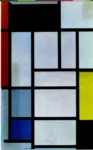 Mondrian, Piet , Komposition mit Rot, Gelb und Blau