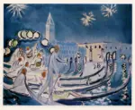 Anonimo , van Dongen, Kees - sec. XX - Festa di notte a Venezia
