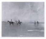 Anonimo , van Dongen, Kees - sec. XX - Chevaux sur la plage à Deauville
