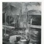 Kisling, Moise , Bateaux &agrave; voile