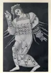 Bakst, Leon , Danseuse: L'oiseau de feu de Diaghelev