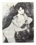 Chagall, Marc , Bella dans un Paysage -