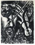 Chagall, Marc , Le violonist