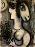 Chagall, Marc , La nuit-femme cheval