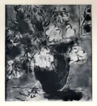 Chagall, Marc , Vase de fleurs et deux amants