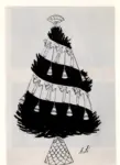 Erté , A Arbre de Noel egyptien