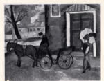 Gontcharova, Natalia , Le fiacre