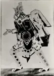 Gontcharova, Natalia , Costume per uno dei tre re in "Liturgie"