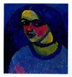 Jawlensky, Alexej , Die Schwarzen Augen