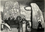 Giacomelli , Kandinsky, Wassili - sec. XX - Studio per l'Improvvisazione n. 2: Marcia funebre