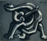 Anonimo , Lipchitz, Jacques - sec. XX - Study for "Agar II"