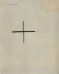 Malevitch, Igor , Small Thin Cross on White -
