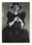 Anonimo , Soutine, Chaim - sec. XX - La tricoteuse