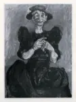 Soutine, Chaim , La tricoteuse