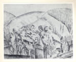Zadkine, Ossip , Village vue des Remparts d'un Chateau
