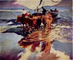 Sorolla Y Bastida, Joaquin , Beaching the Boat