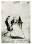Anonimo , de Goya Y Lucientes, Francisco José - sec. XIX - Uomo con le grucce (Così sono soliti morire gli uomini utili)
