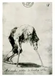 Anonimo , de Goya Y Lucientes, Francisco Jos&eacute; - sec. XIX - Uomo con le grucce (Cos&igrave; sono soliti morire gli uomini utili)