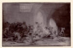 Anonimo , de Goya Y Lucientes, Francisco José - sec. XIX - Interno di manicomio