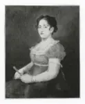 Anonimo , de Goya Y Lucientes, Francisco Jose - sec. XIX - Ritratto di signora con ventaglio