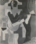 Gris, Juan , Harlequib with guitar