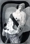 Gris, Juan , Harlequin avec Guitare