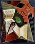 Gris, Juan , Livre et Violon