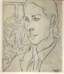 Gris, Juan , Testa d'uomo