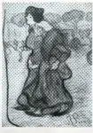 Picasso, Pablo , Deux femmes marchant