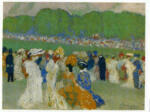 Picasso, Pablo , Les courses à Longchamps
