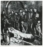 Picasso, Pablo , Begr&auml;bnis