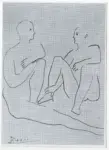 Picasso, Pablo , Deux personnages