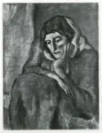 Picasso, Pablo , Zusammengekauerte Frau