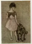 Picasso, Pablo , Fillette au chien