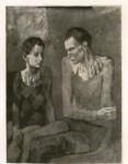 Anonimo , Picasso, Pablo - sec. XX - La famiglia degli Arlecchini