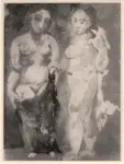 Picasso, Pablo , Nu de Face et Nu de Profil