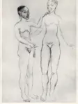 Picasso, Pablo , Deux Femme debout
