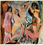 Picasso, Pablo , Le ragazze d'Avignone