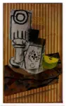Picasso, Pablo , Verre, as de Trifle e poire coup&eacute;e